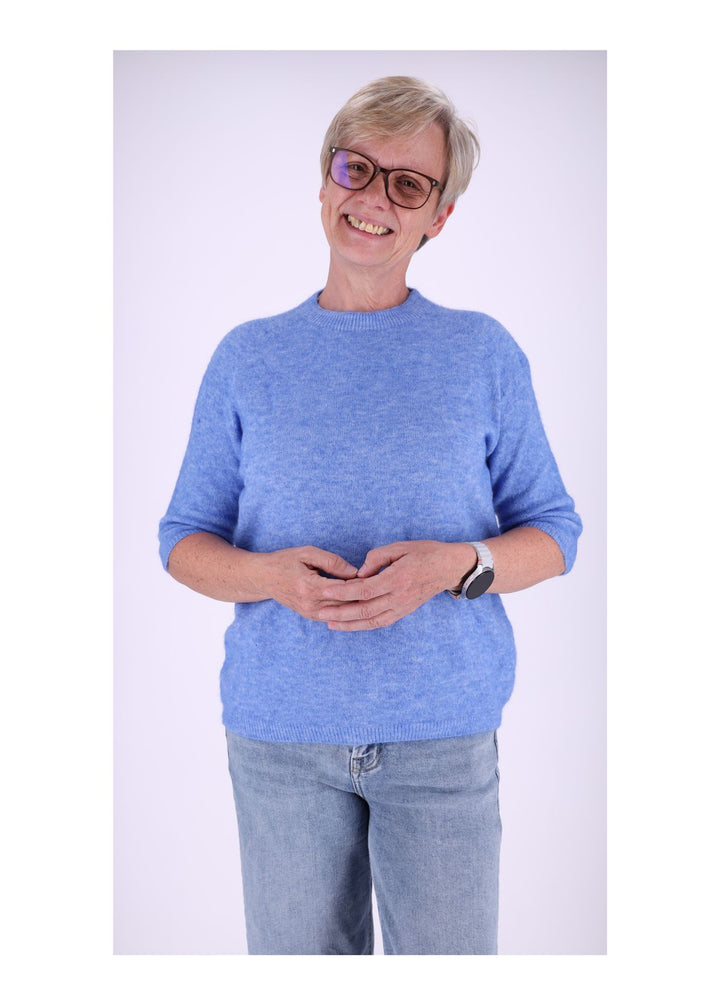 Strickpullover Damen kurzarm ohne Naht