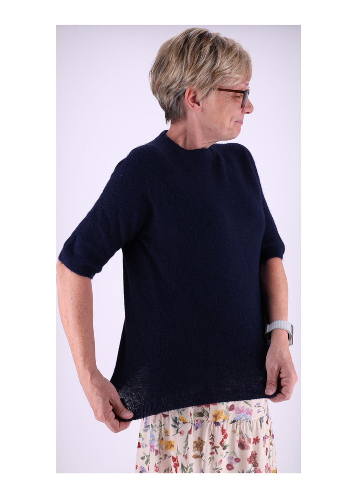 Strickpullover Damen kurzarm ohne Naht