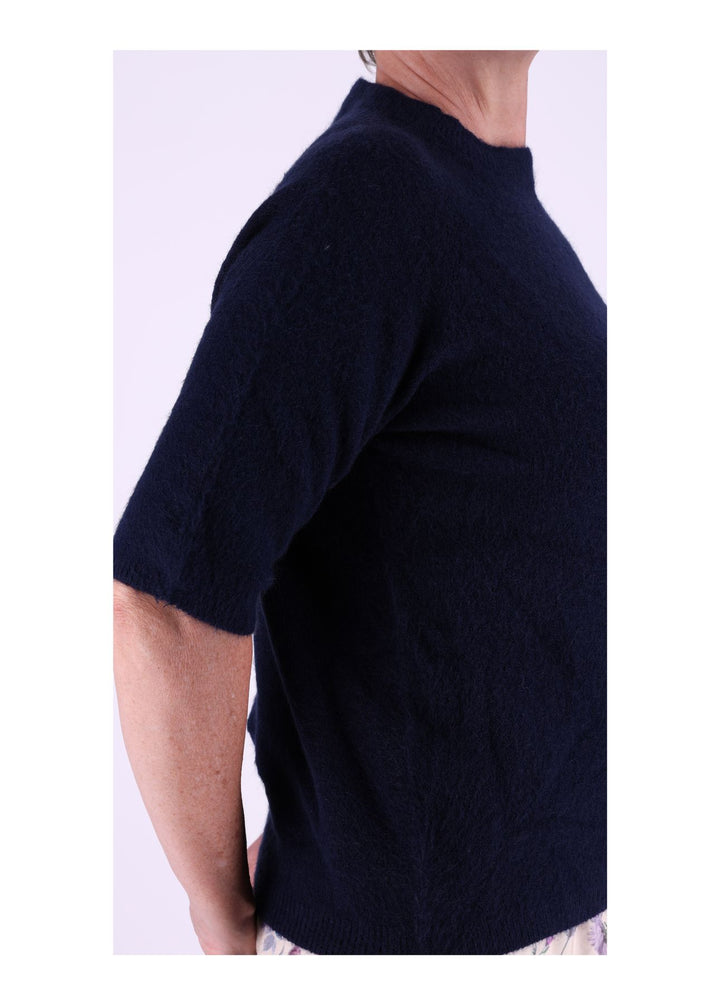 Strickpullover Damen kurzarm ohne Naht