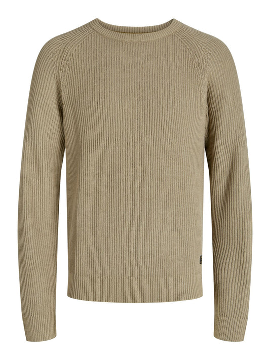 Herren JJPANNEL KNIT CREW NECK AW25