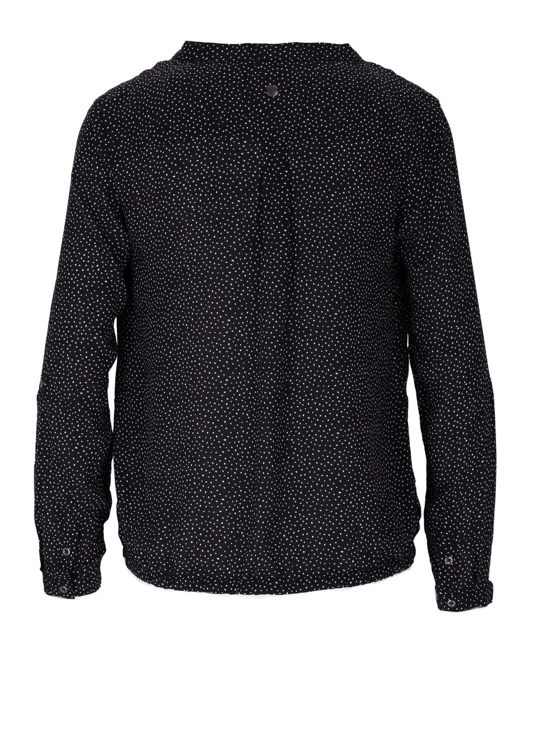 Bluse Damen Gummizug AOP Punkte