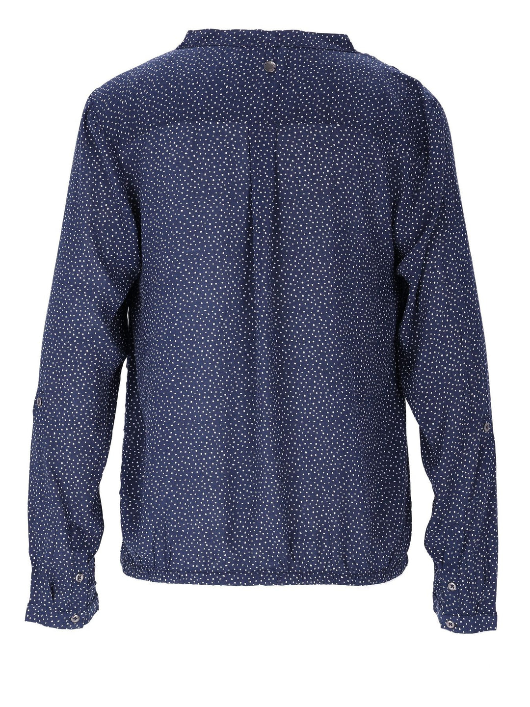 Bluse Damen Gummizug AOP Punkte