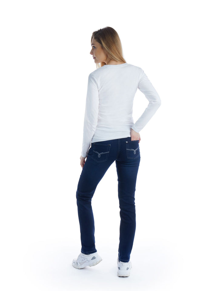 Splash of Color Damen Jeans Baumwolle