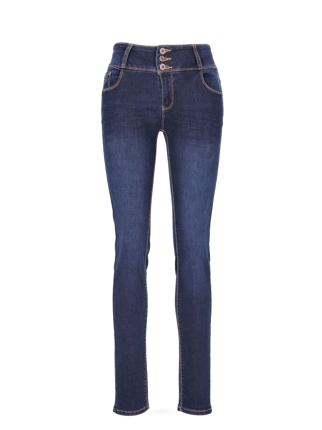 High Waist Jeans, 3 Buttons