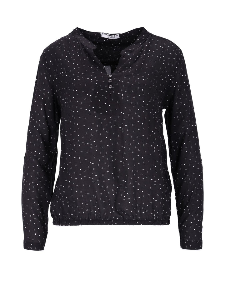 Bluse mit Herzen
