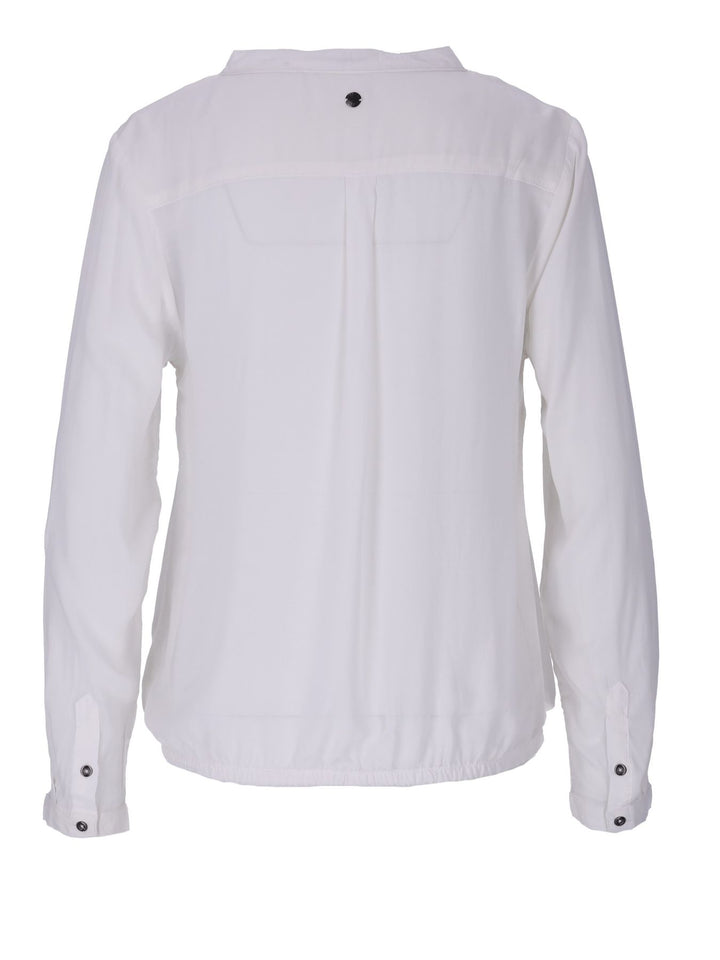 Bluse Damen Gummizug Uni