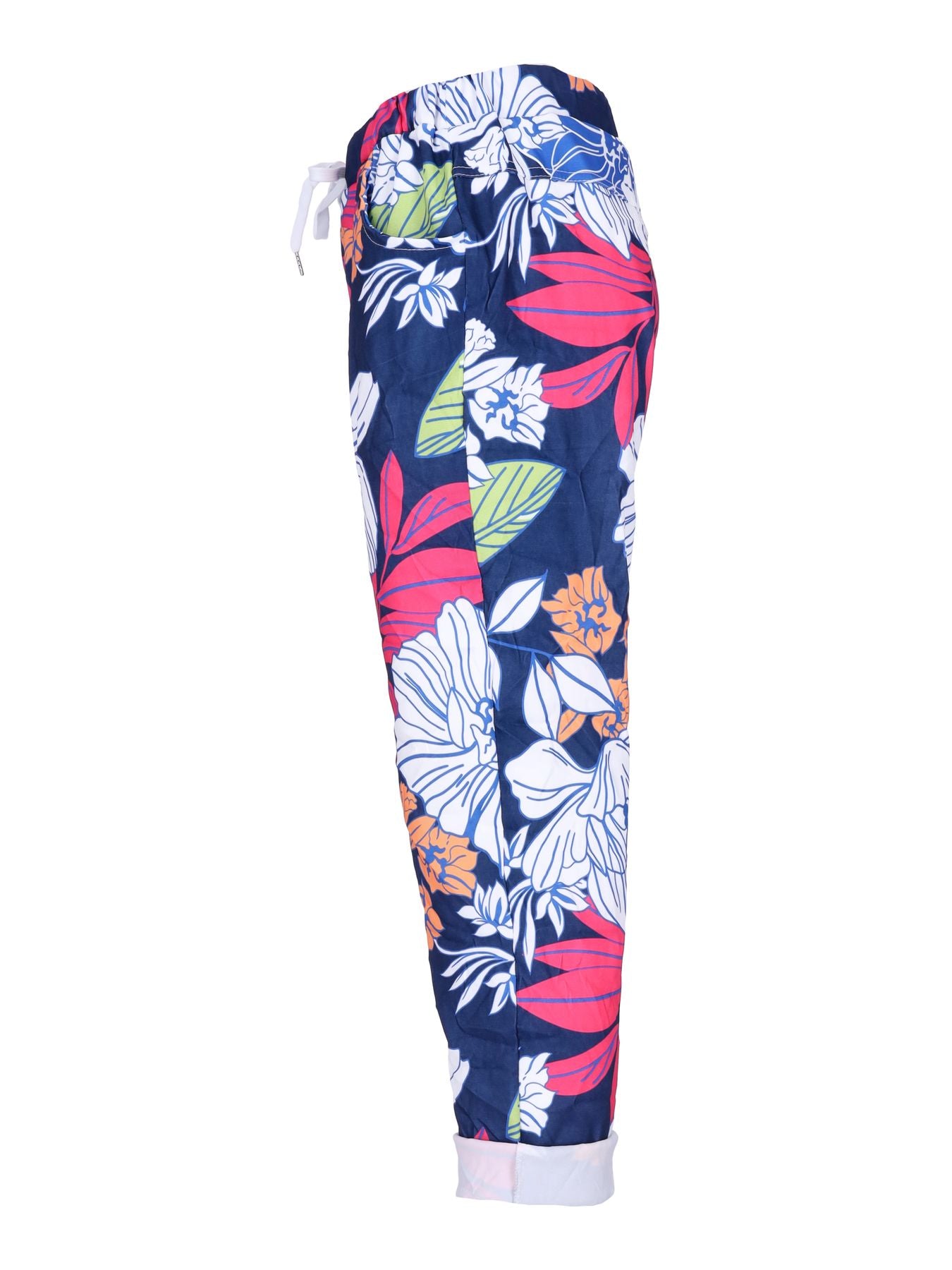 Da. Hose Joggingstyle Flower