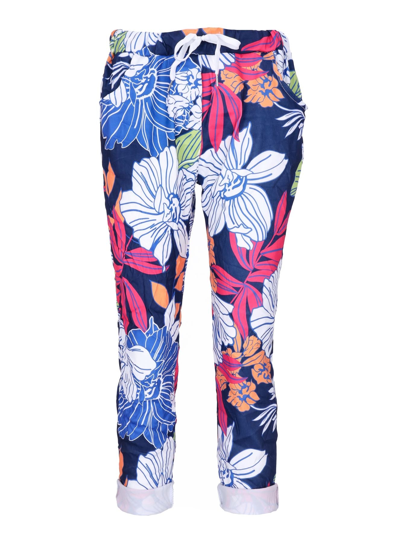 Da. Hose Joggingstyle Flower