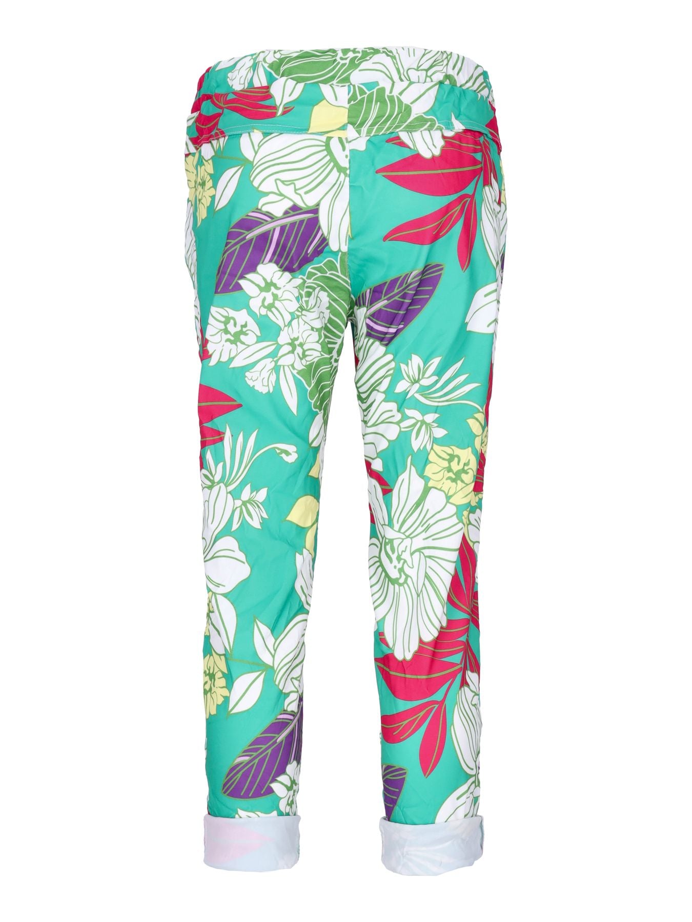 Da. Hose Joggingstyle Flower