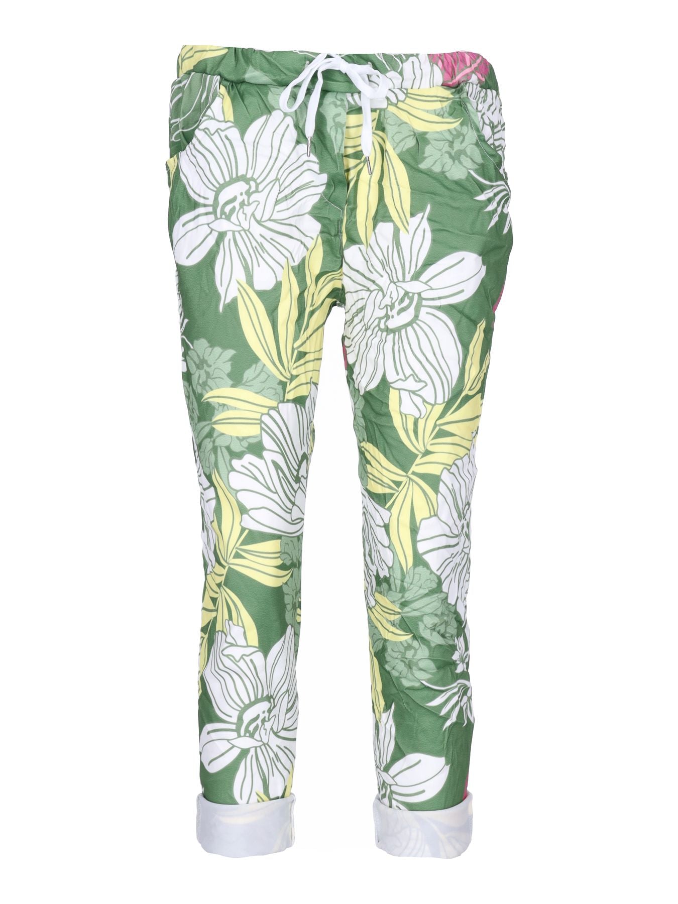 Da. Hose Joggingstyle Flower