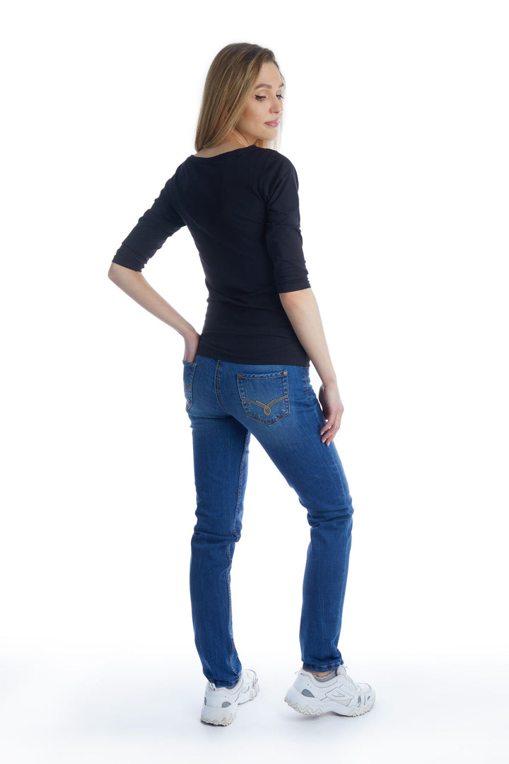 SPLASH of color-B Damenjeans Straight Long