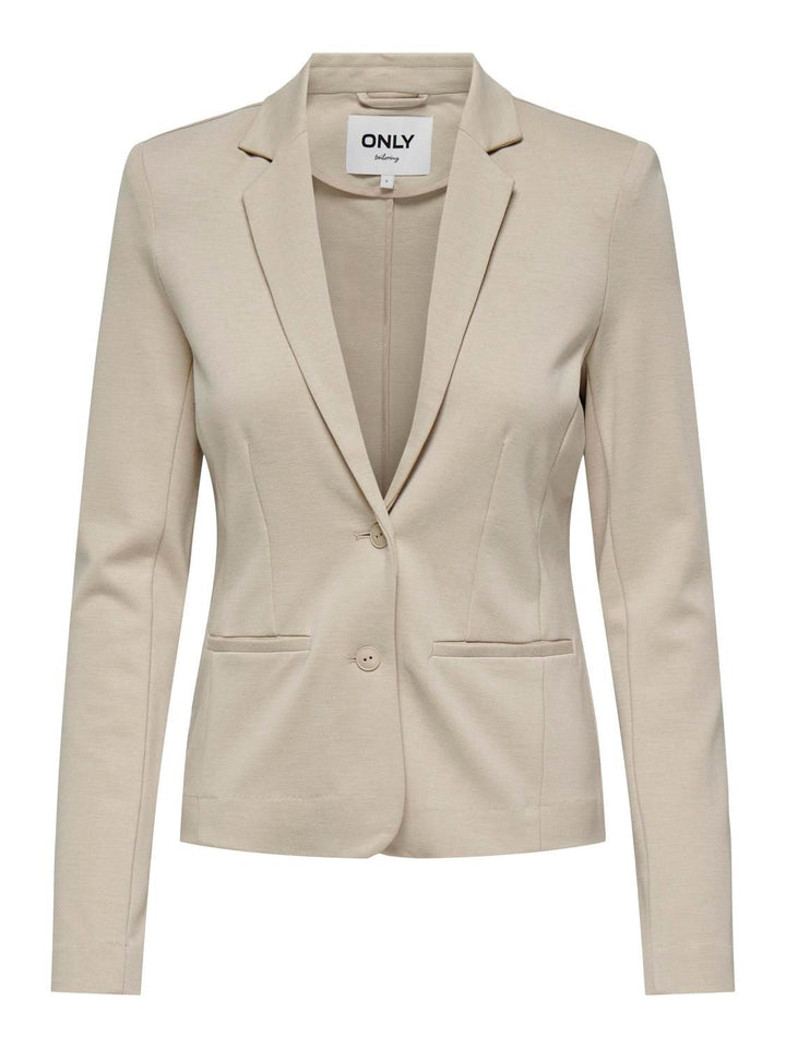 Damen ONLPOPTRASH LIFE BLAZER TLR NOOS beige