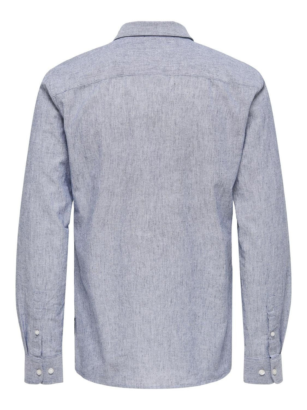 Sanft blaues Herren Slim Fit Hemd