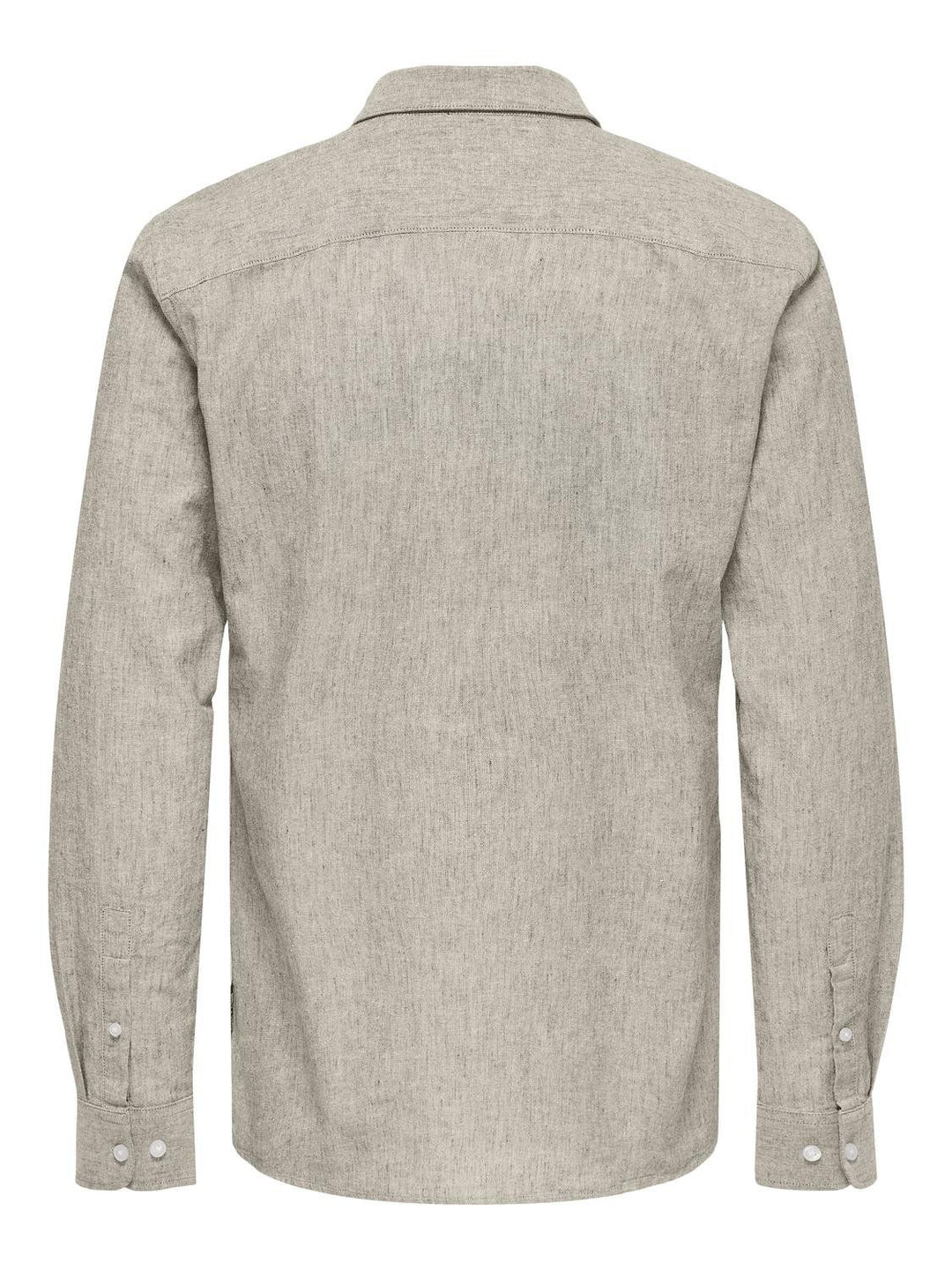 Beiges Herren Slim Fit Hemd