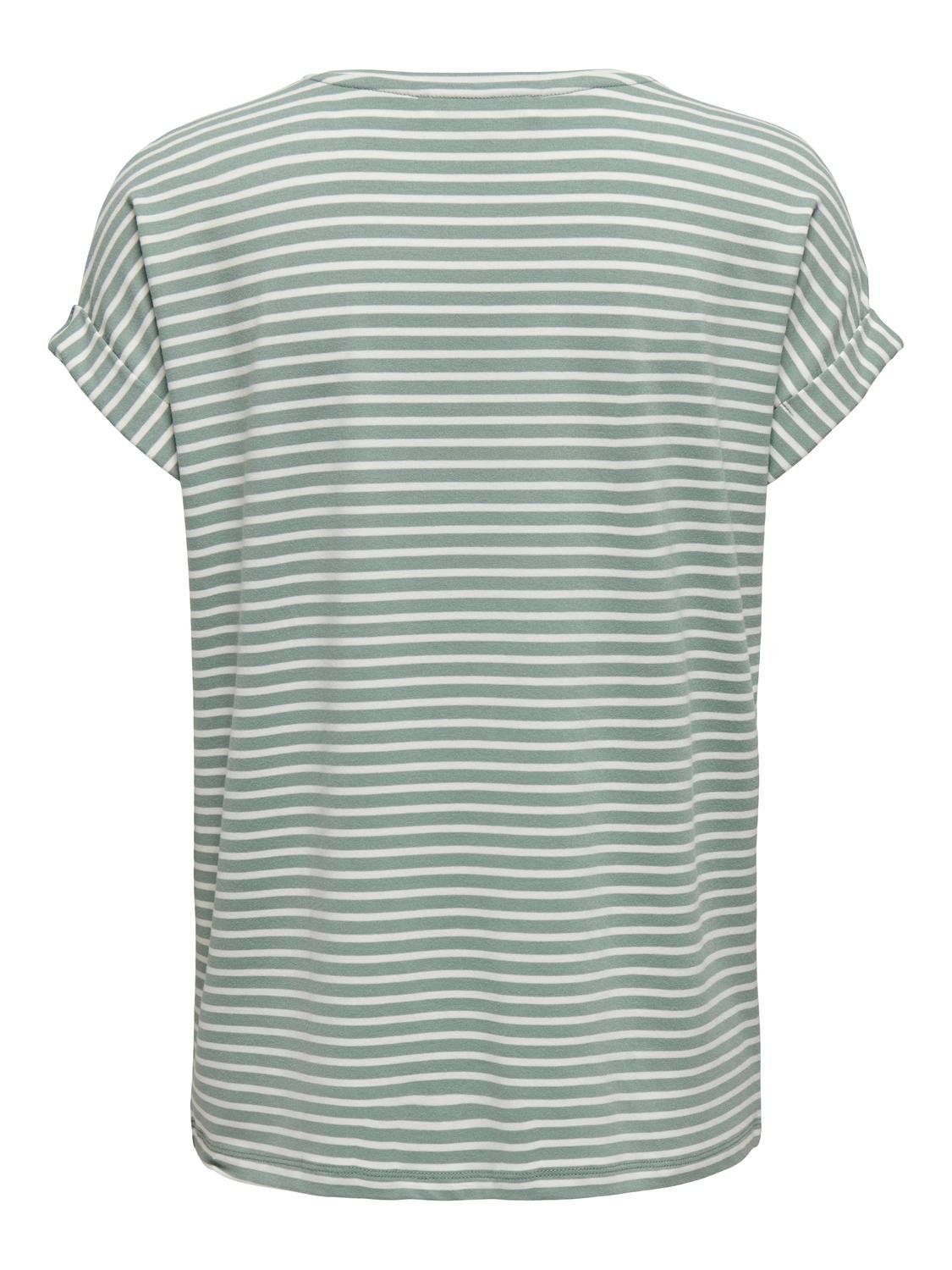 Damen ONLMOSTER STRIPE O-NECK TOP