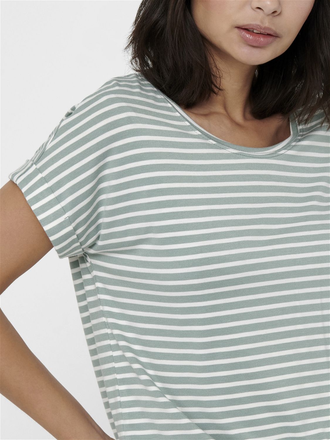 Damen ONLMOSTER STRIPE O-NECK TOP