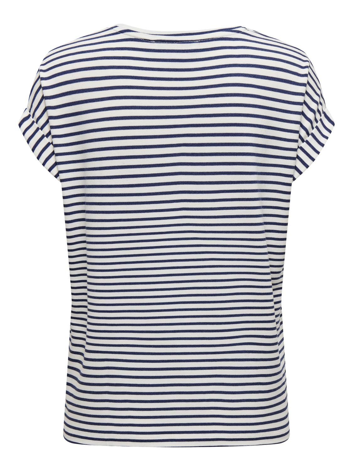 Damen ONLMOSTER STRIPE O-NECK TOP