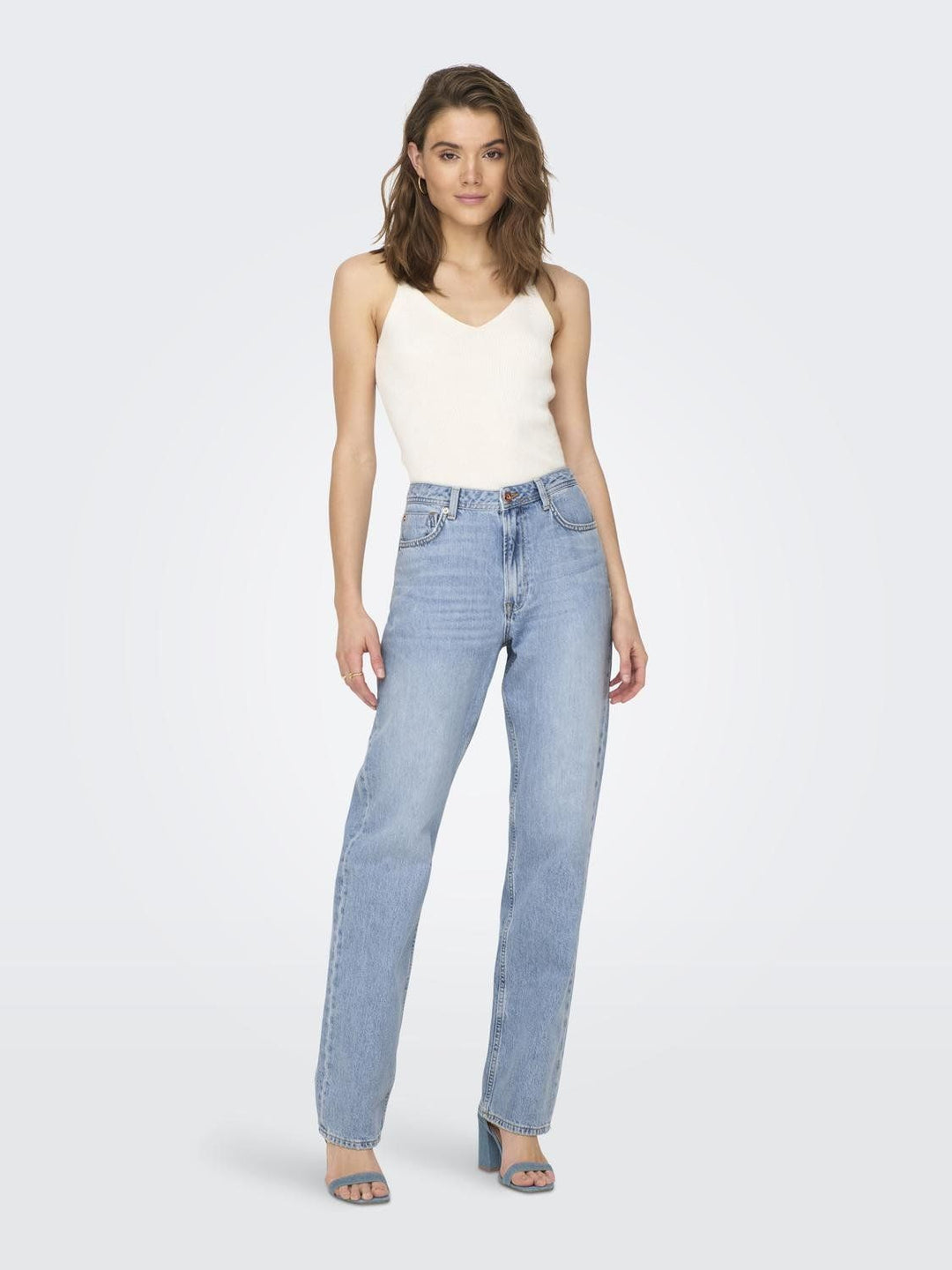 Straight High Waist Jeans