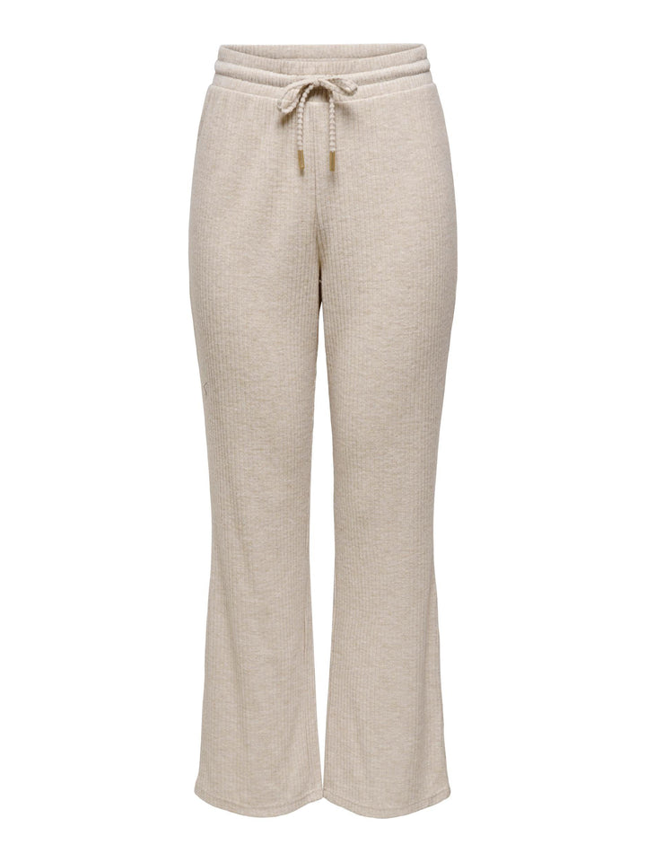 Hose Strick Doppelripp-Optik