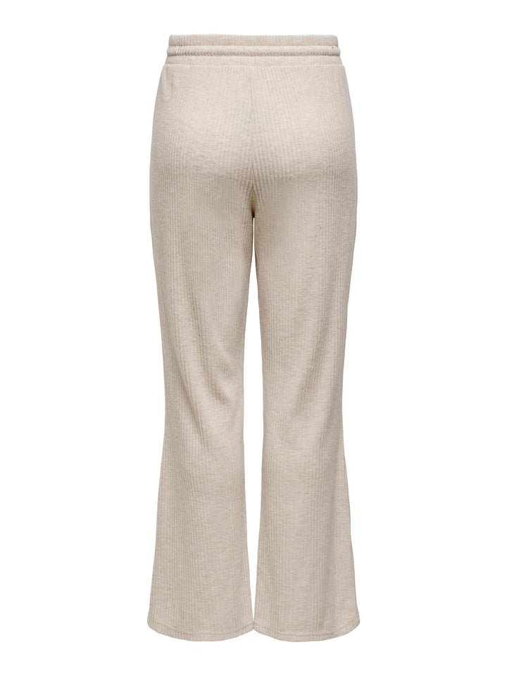 Hose Strick Doppelripp-Optik