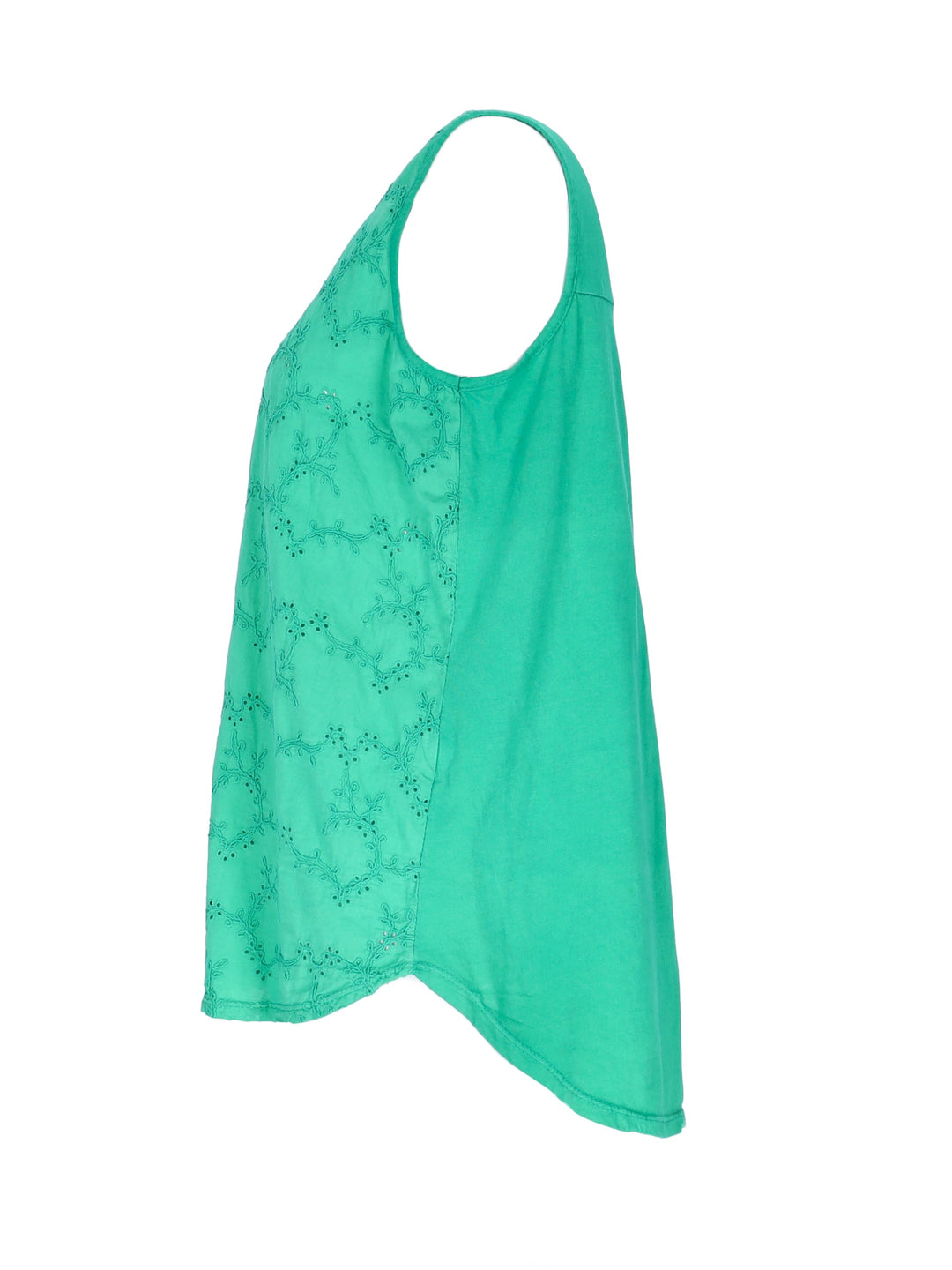 Splash of Color Damen-Top mit Lochmuster
