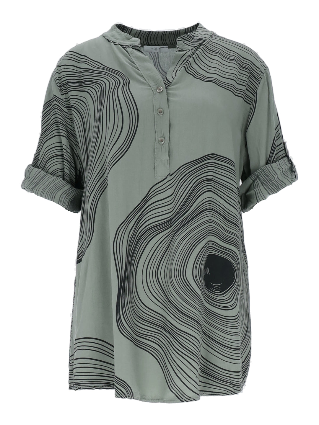 Splash of Color Viskose Bluse
