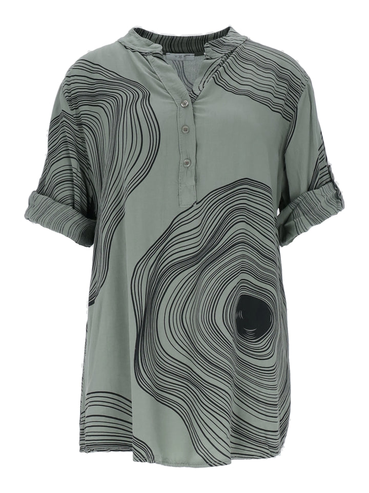 Splash of Color Viskose Bluse