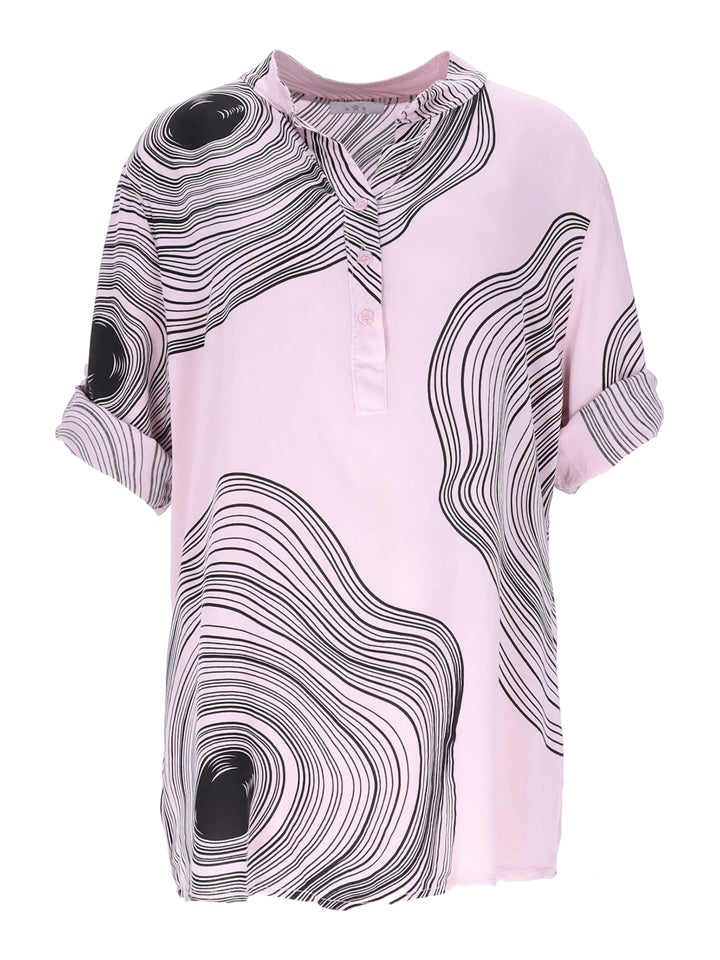 Splash of Color Viskose Bluse