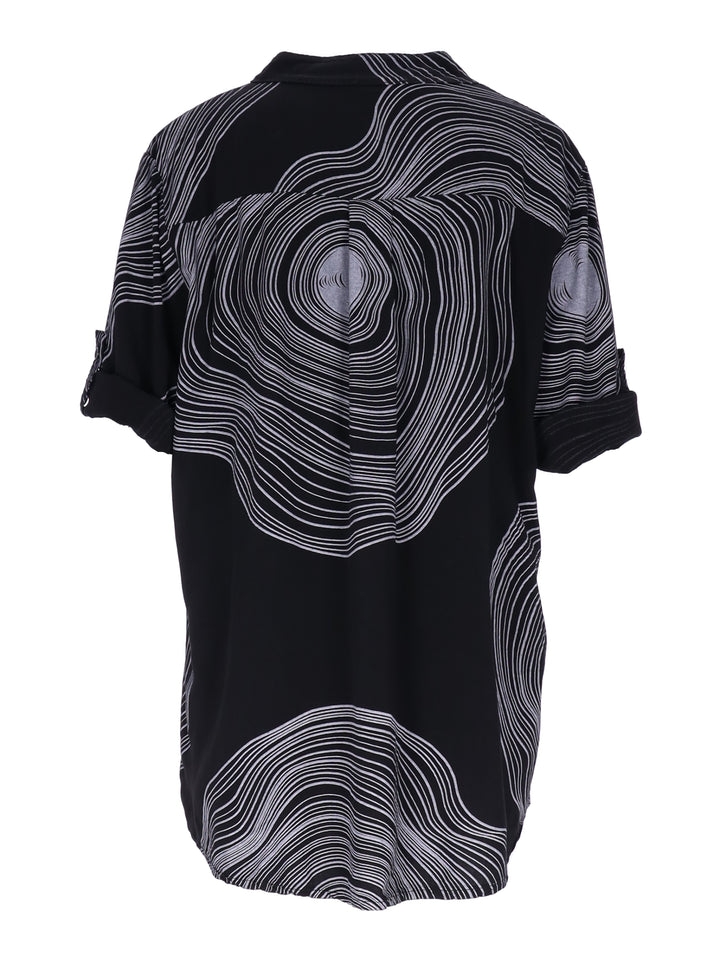 Splash of Color Viskose Bluse