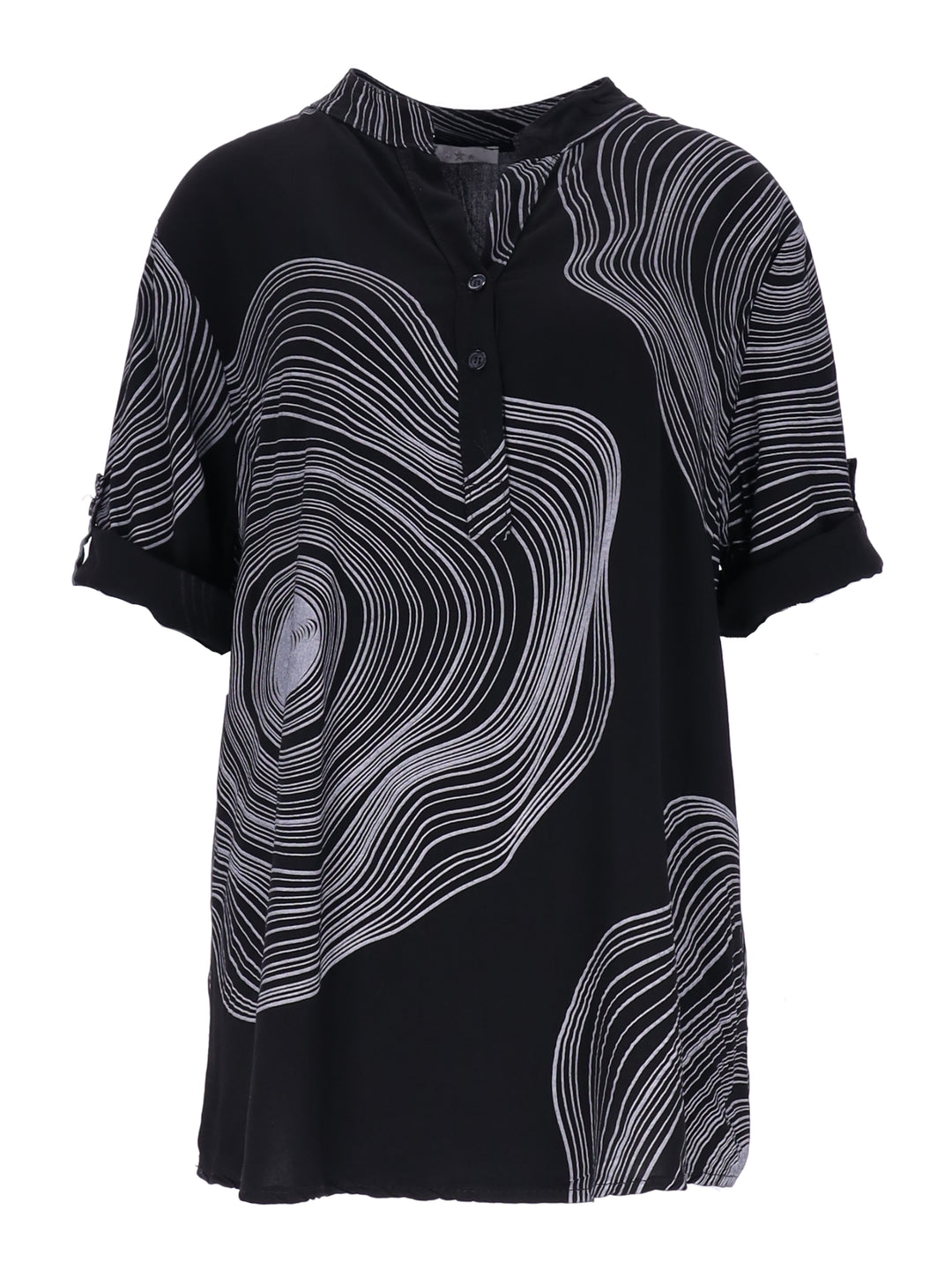 Splash of Color Viskose Bluse