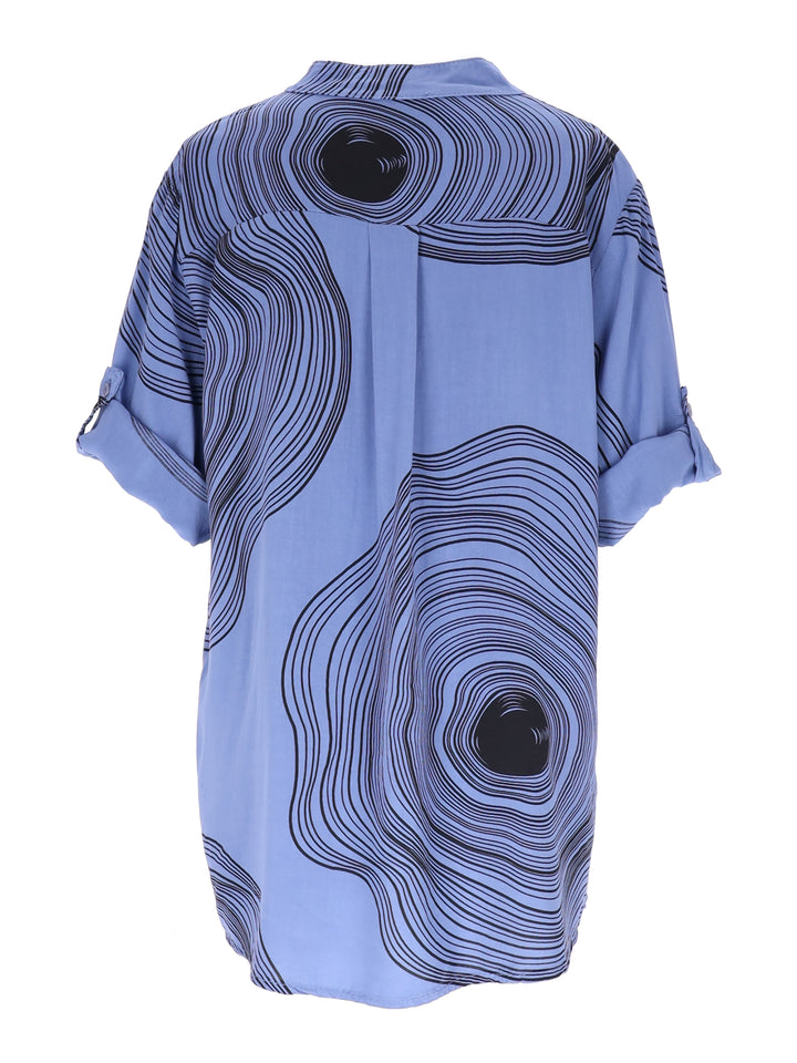 Splash of Color Viskose Bluse