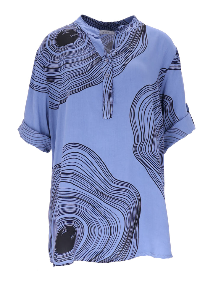 Splash of Color Viskose Bluse