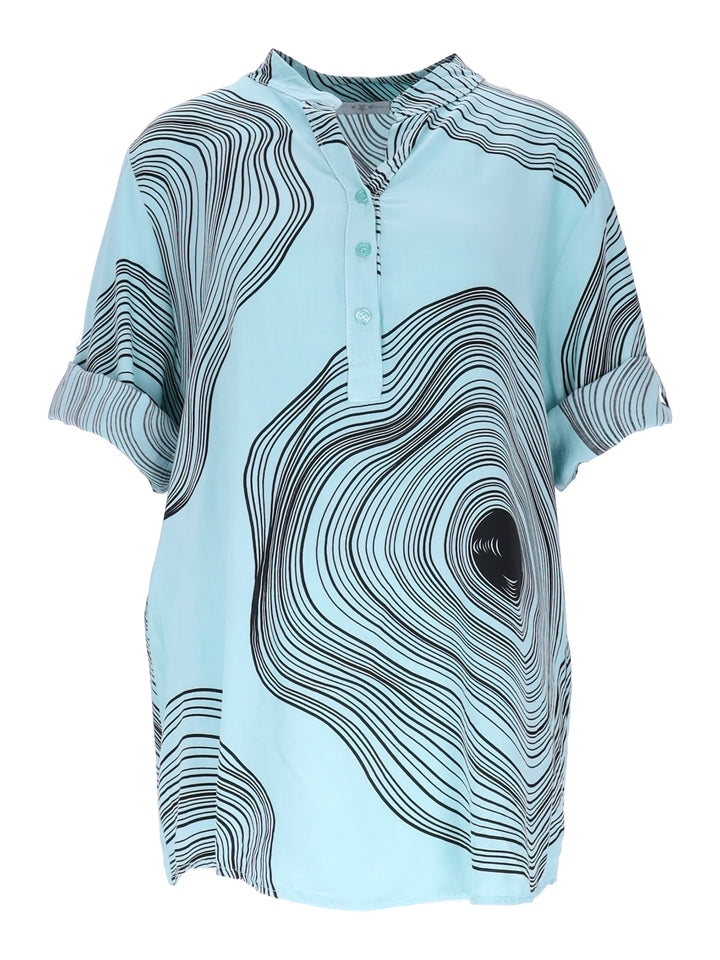 Splash of Color Viskose Bluse