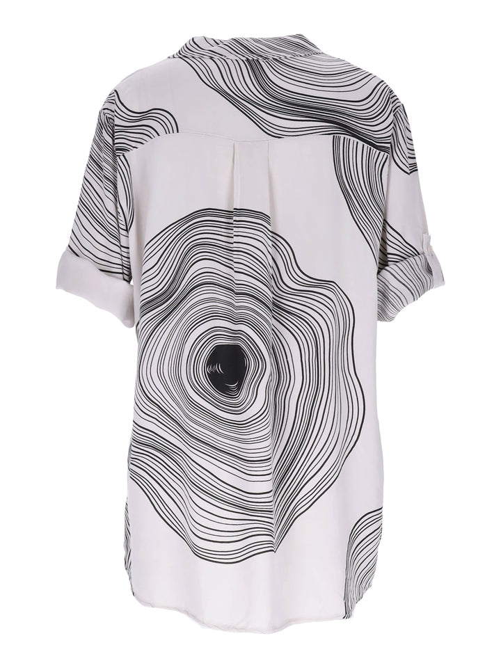 Splash of Color Viskose Bluse