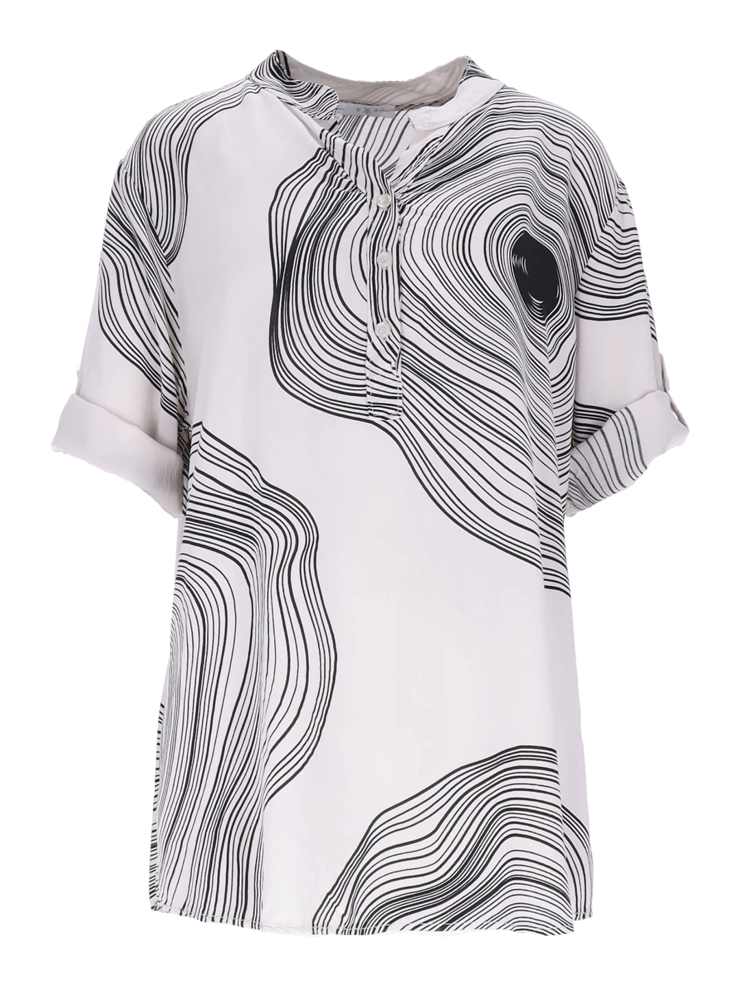 Splash of Color Viskose Bluse