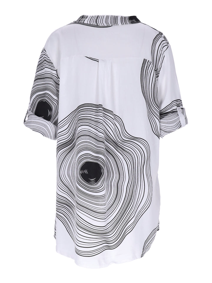 Splash of Color Viskose Bluse