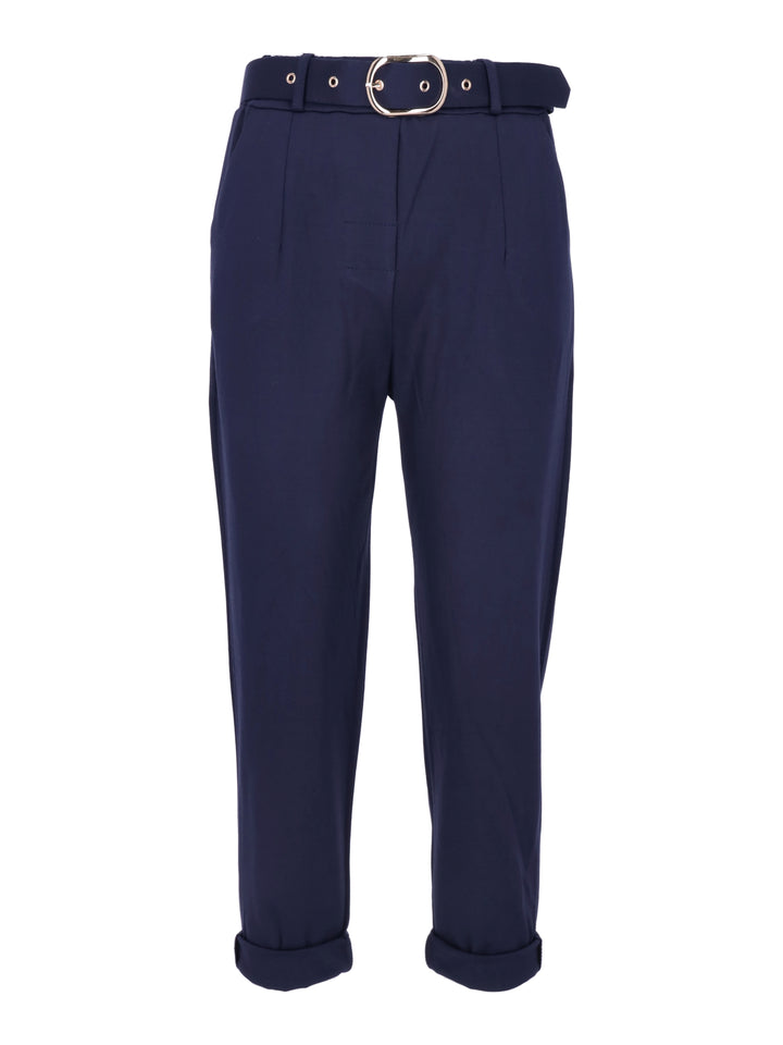 Da. 7/8 Hose mit Gürtel