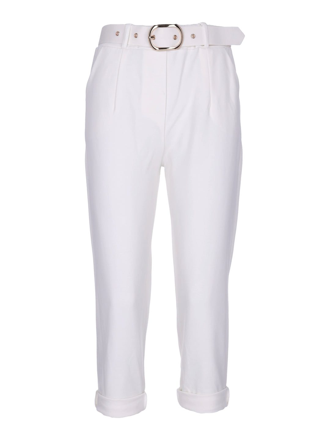 Da. 7/8 Hose mit Gürtel