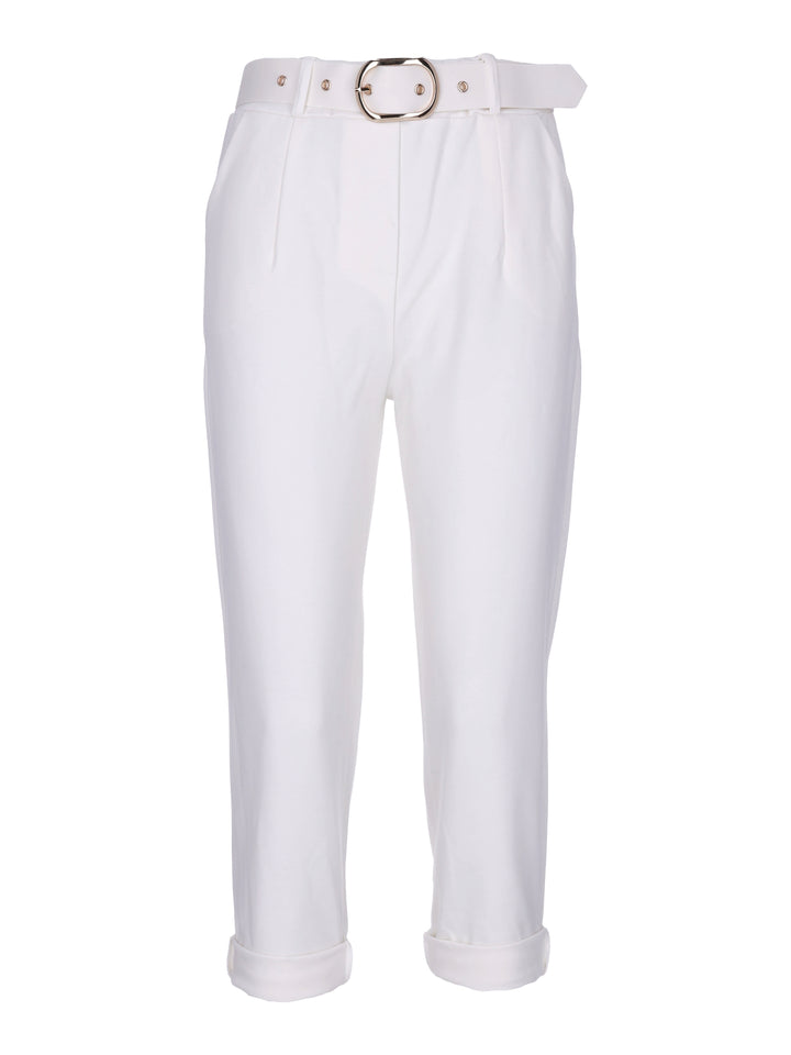 Da. 7/8 Hose mit Gürtel