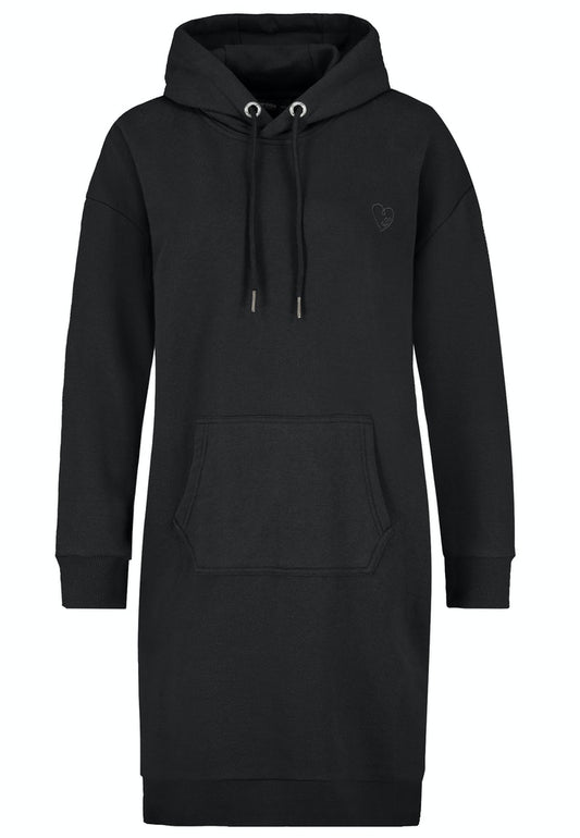 DOB Sweat Kleid,überlappende Kapuze
