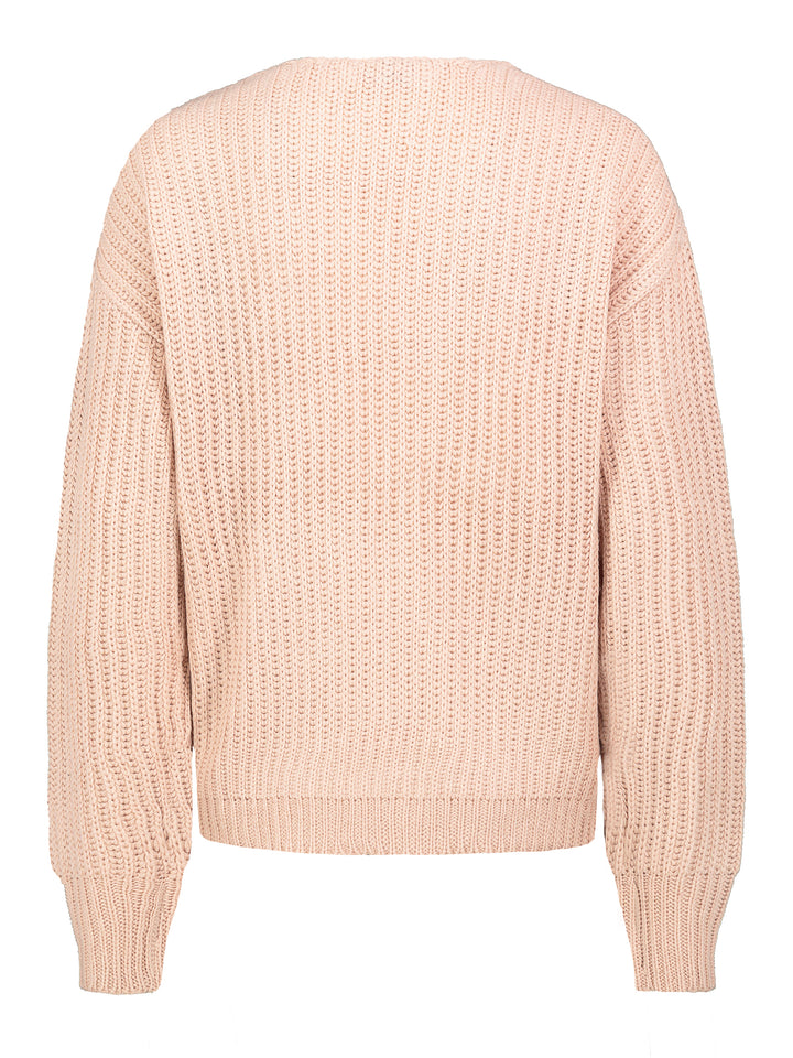 Strickpullover mit V-Ausschnitt