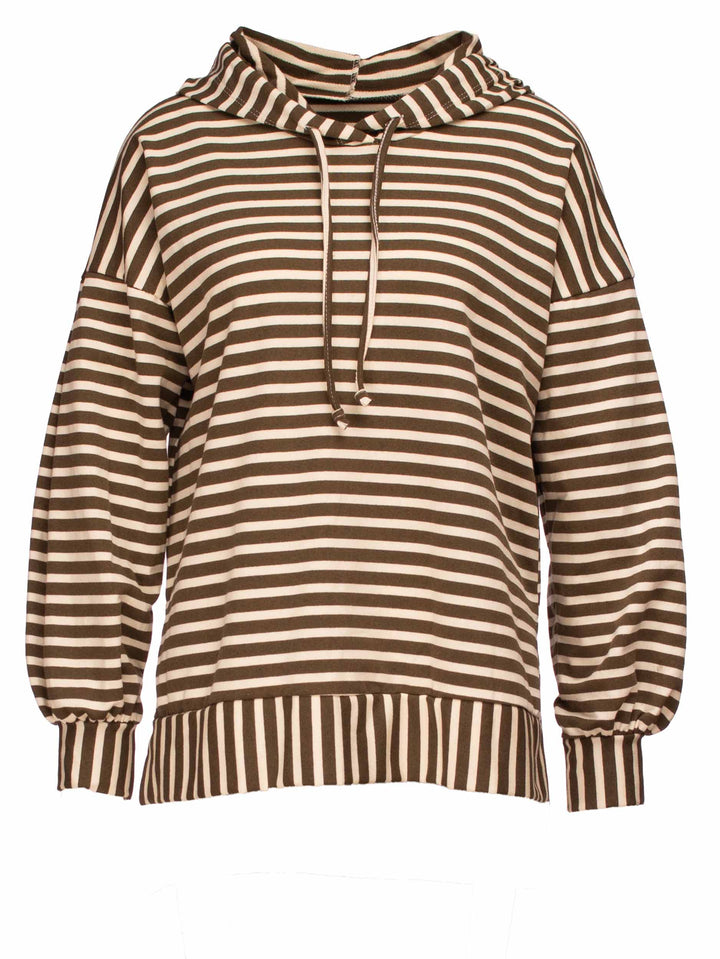 Kapuzensweat Streifen