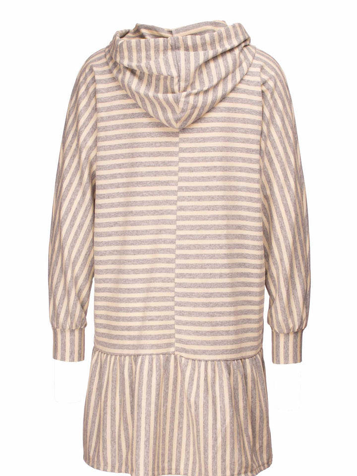 Sweatkleid gestreift