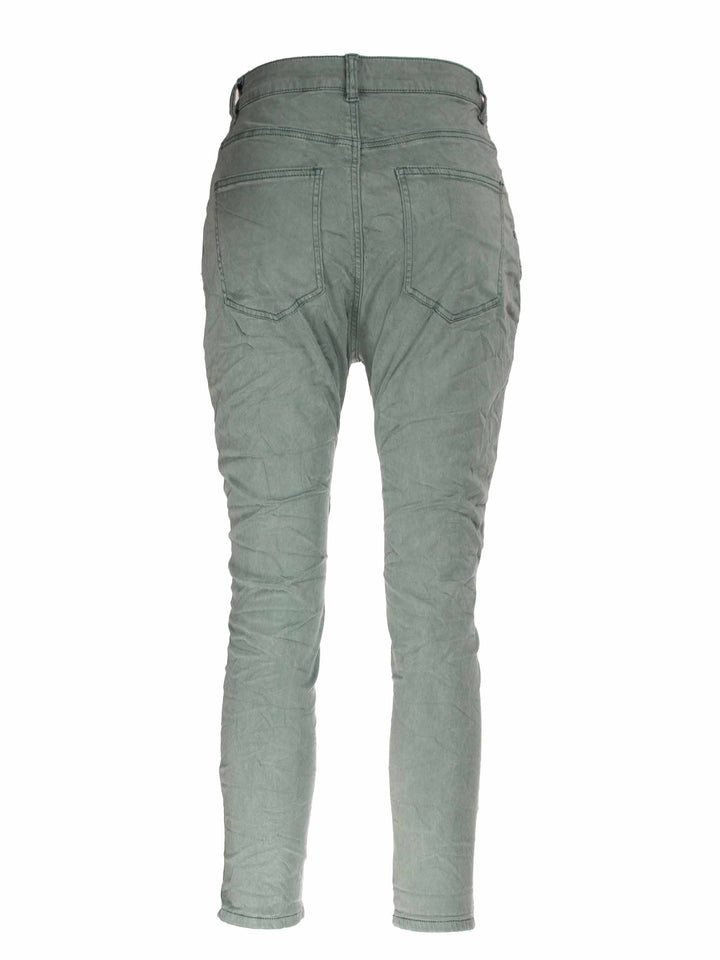 Jeans schräger Reißverschluß