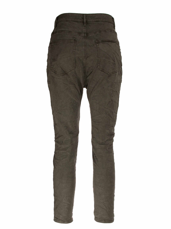 Jeans schräger Reißverschluß