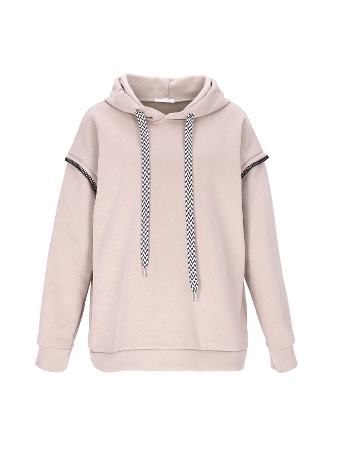Hoodie Ziernähte